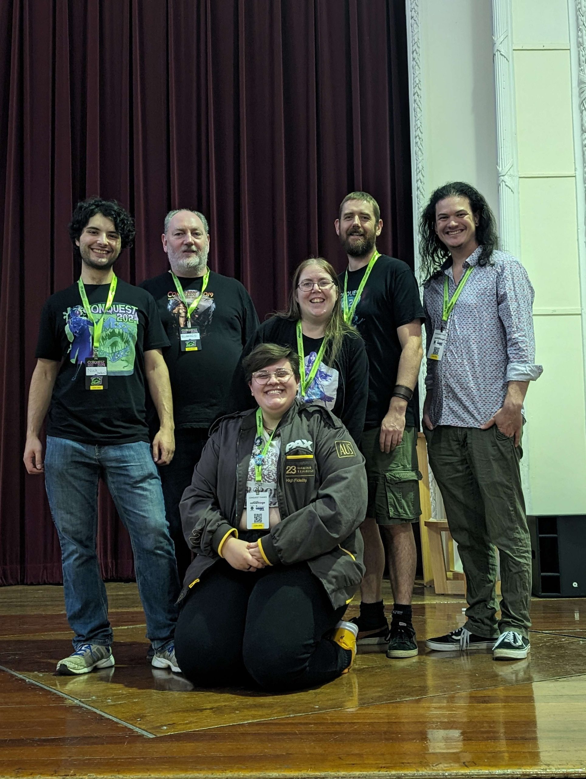 Gaming in convention Melbourne, Conquest tabletop games event.